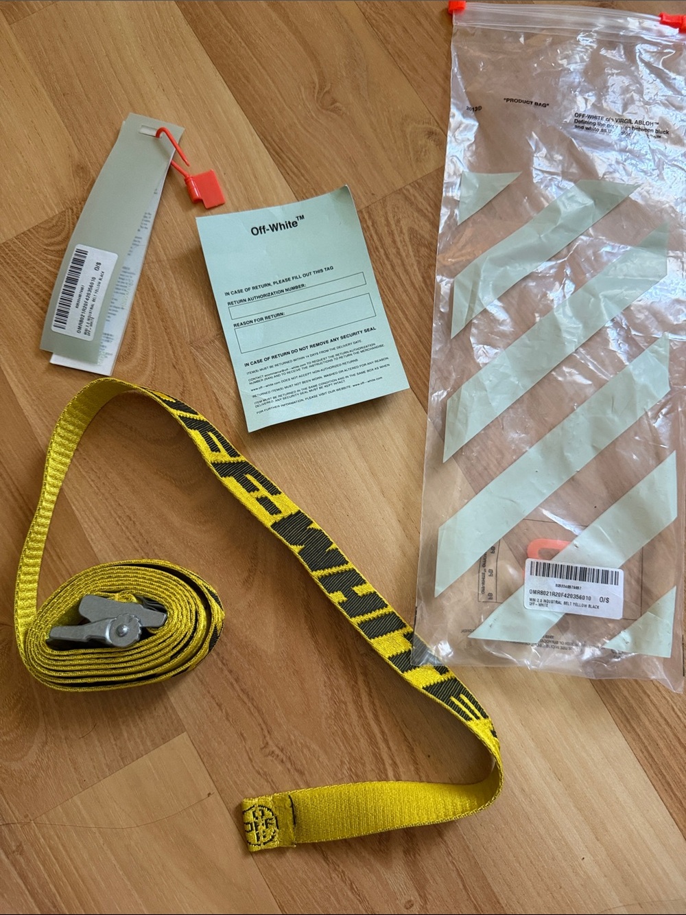 Mini 2.0 Industrial Belt off white belt